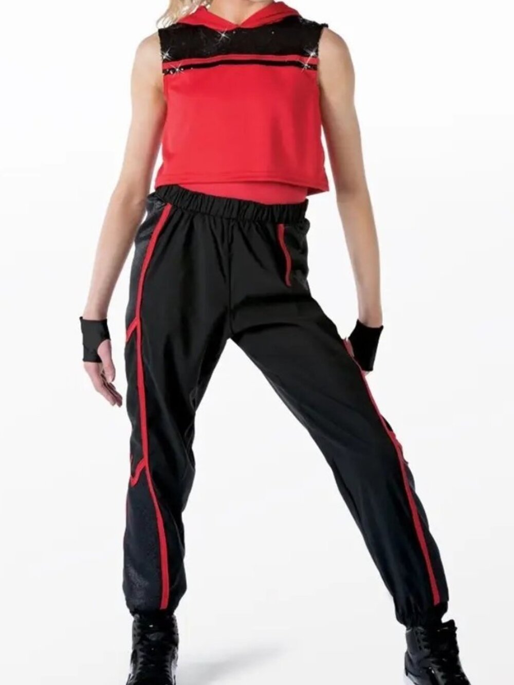 2 Piece Coordinating Unitard and Hooded Shirt  - SC